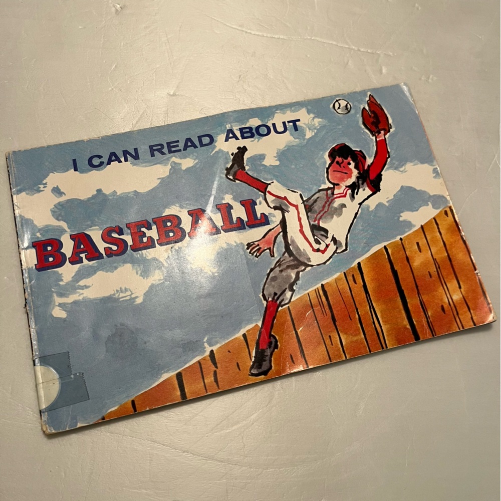 "I Can Read About Baseball" by Robyn Supraner Vintage 1975 picture book